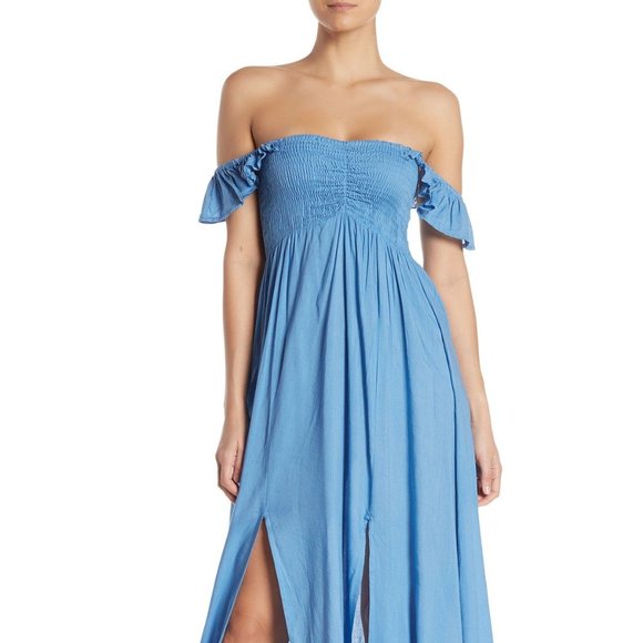 Boho Me Off The Shoulder Maxi Dress - Picture 4 of 6